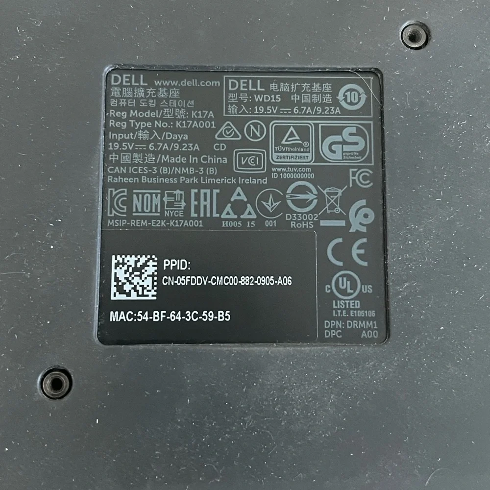 Dell docking station works with MacBook M2